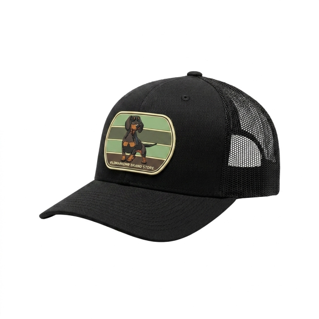 Dachshund Classic Snapback Black
