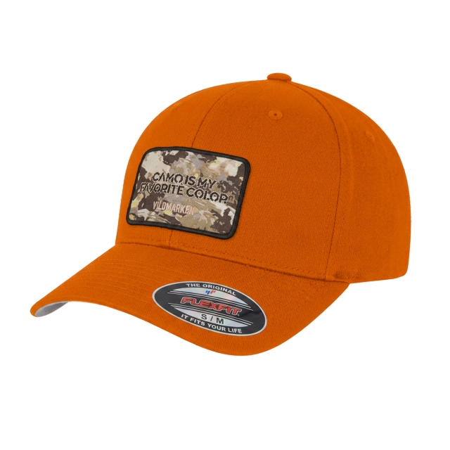 Camo is my favorite color Flexfit Orange