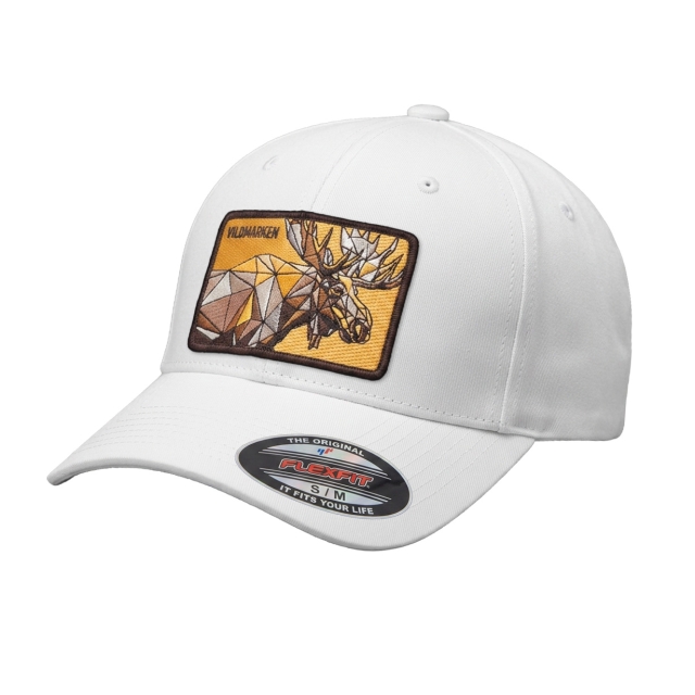 Geometric Moose Flexfit White
