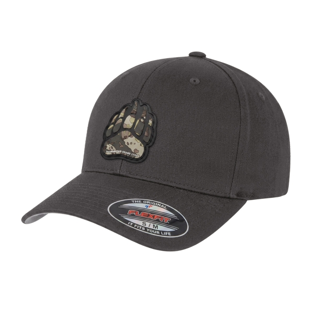 Camo Bear Paw Flexfit Dark Grey