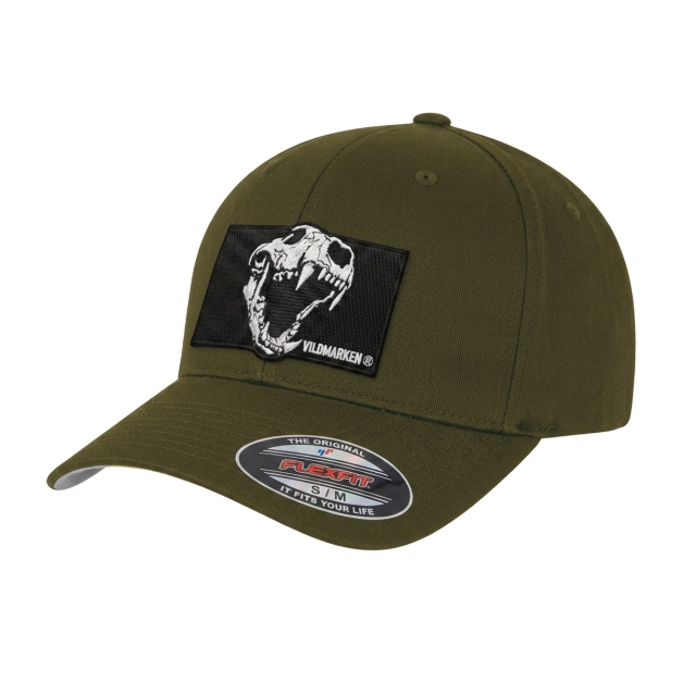 Predator skull Flexfit Green