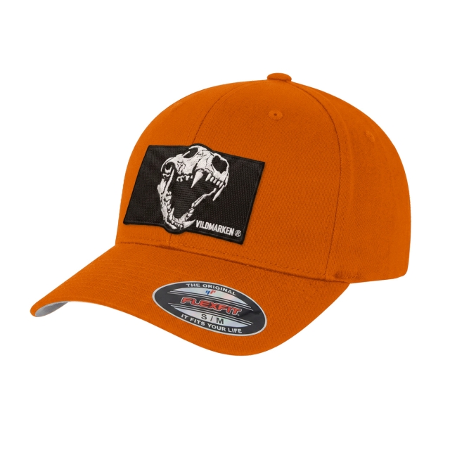 Predator skull Flexfit Orange
