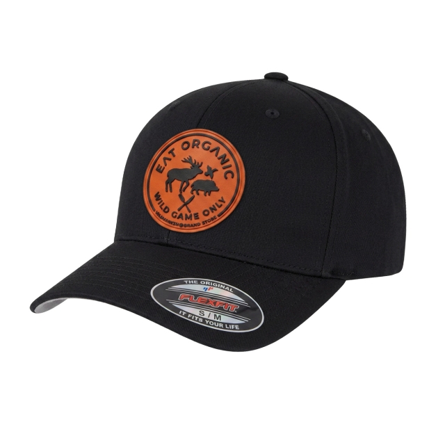 Eat Organic Flexfit Black