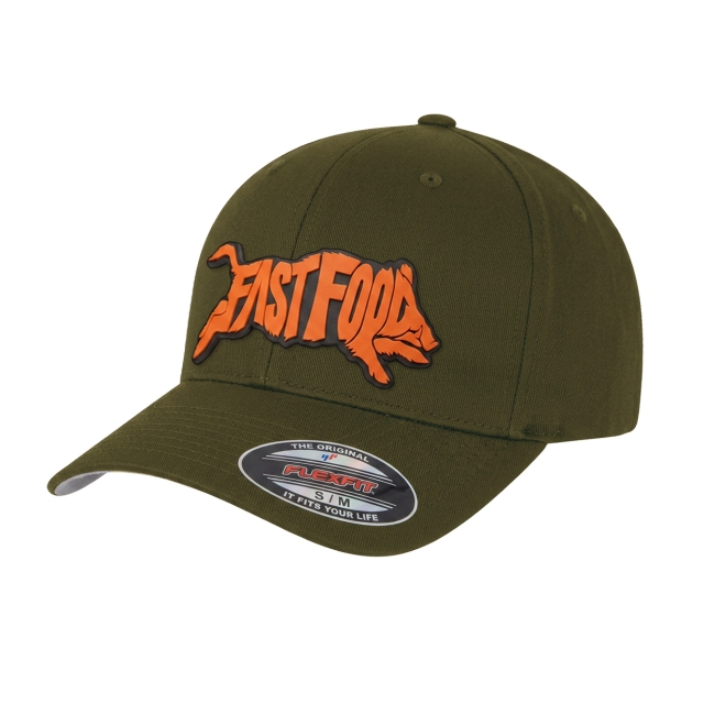 Fast Food PVC Patch Flexfit Green