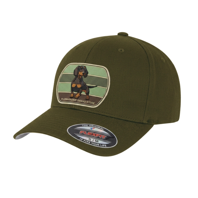 Dachshund (Tax) Flexfit Green