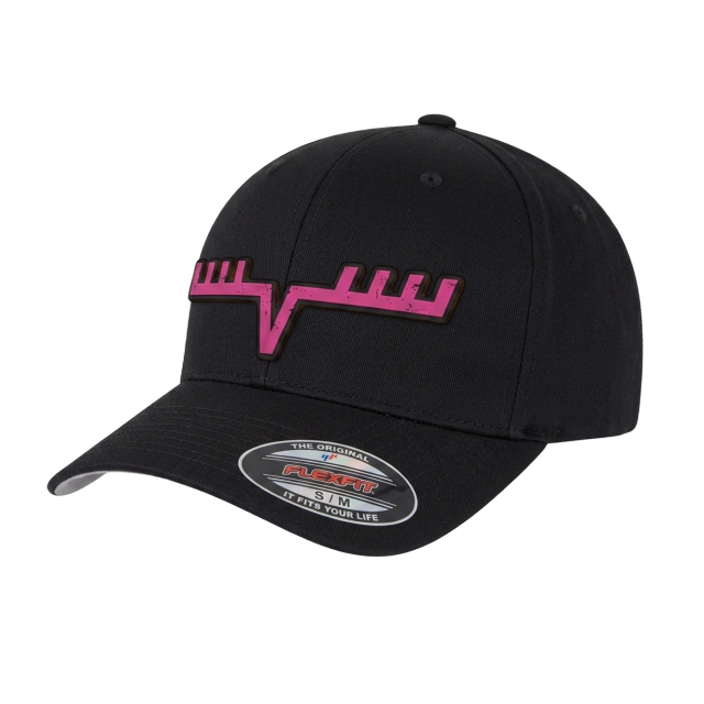 Eight Pointer PVC Pink Flexfit Black