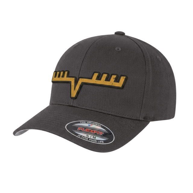 Eight Pointer PVC Signature Yellow Flexfit Dark Grey