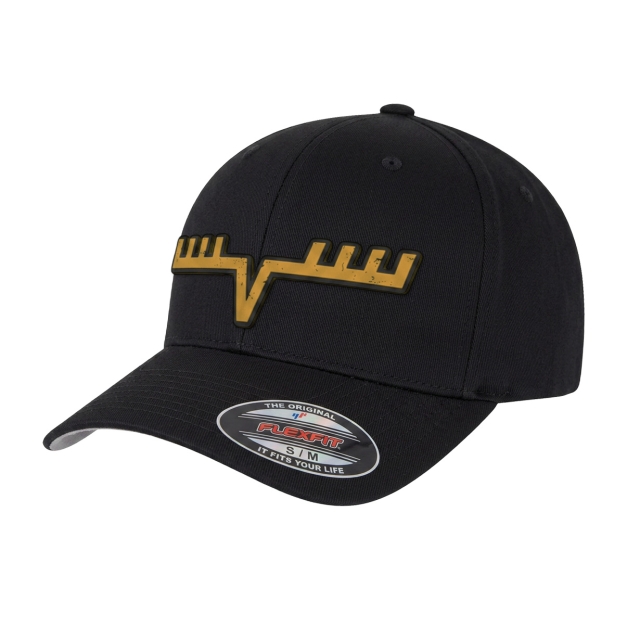 Eight Pointer PVC Signature Yellow Flexfit Black