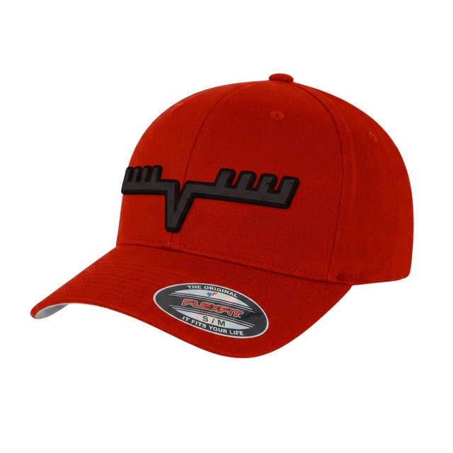 Eight Pointer PVC Black Flexfit Red
