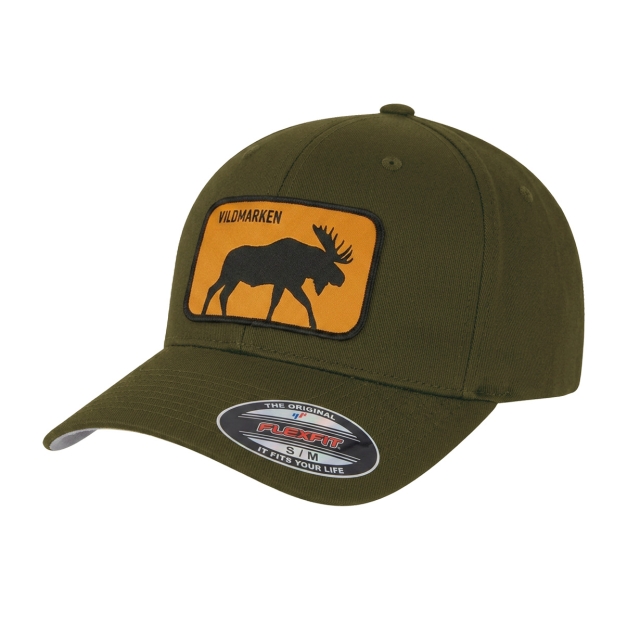 Moose patch Flexfit Green