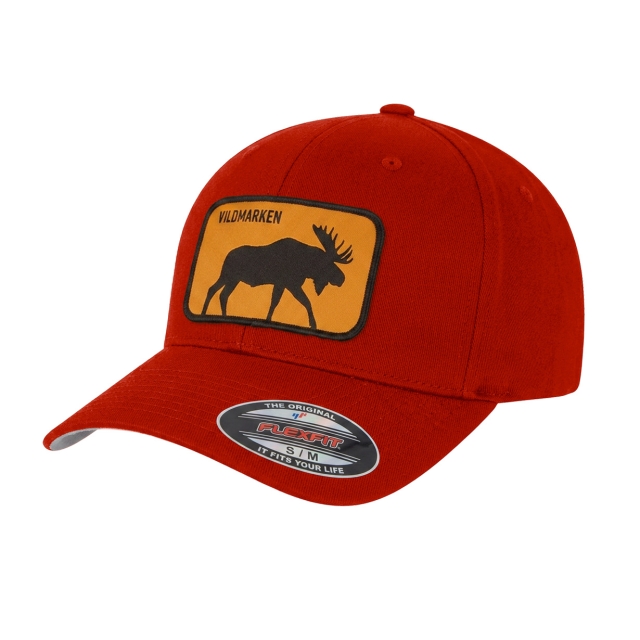 Moose patch Flexfit Red