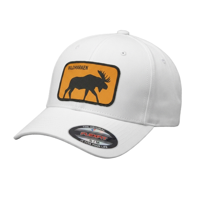 Moose patch Flexfit White